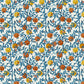 Granatapple Wallpaper - Blue / Orange - Boråstapeter - 1960 - Premier Wallcovering
