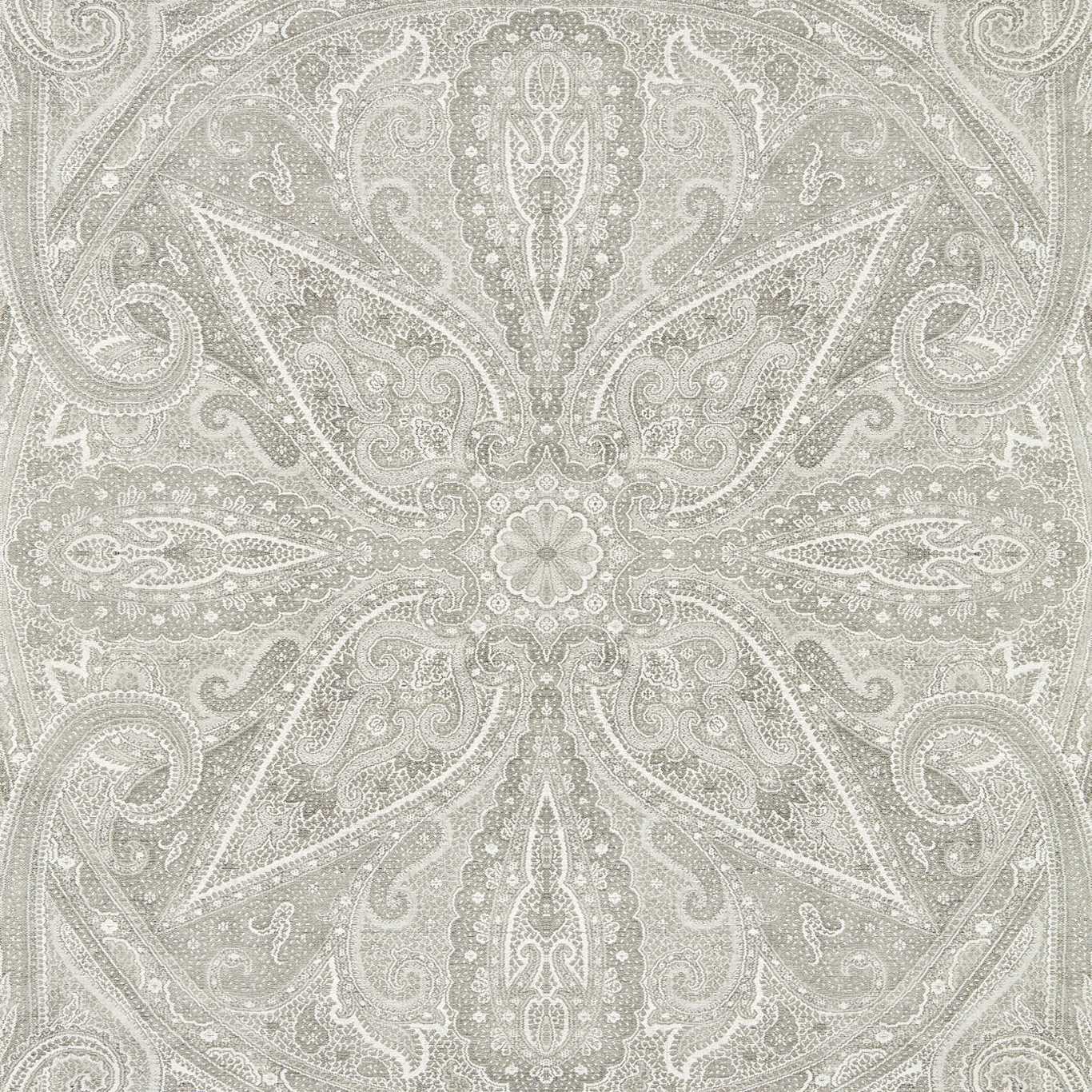 Grand Paisley Wallpaper - Silver - ZCOT313019 - Zoffany