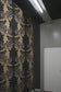 Grand Thistle Wallpaper - Gold & Purple on Black - Timorous Beasties - EX/GRN/4007/WNW - Premier Wallcovering
