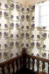 Grand Thistle Wallpaper - Gold & Purple on Cream - Timorous Beasties - EX/GRN/4004/WNW - Premier Wallcovering