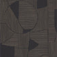 Graphique Gallery Wallpaper - Noir And Taupe - Casadeco - 86129413 - Premier Wallcovering