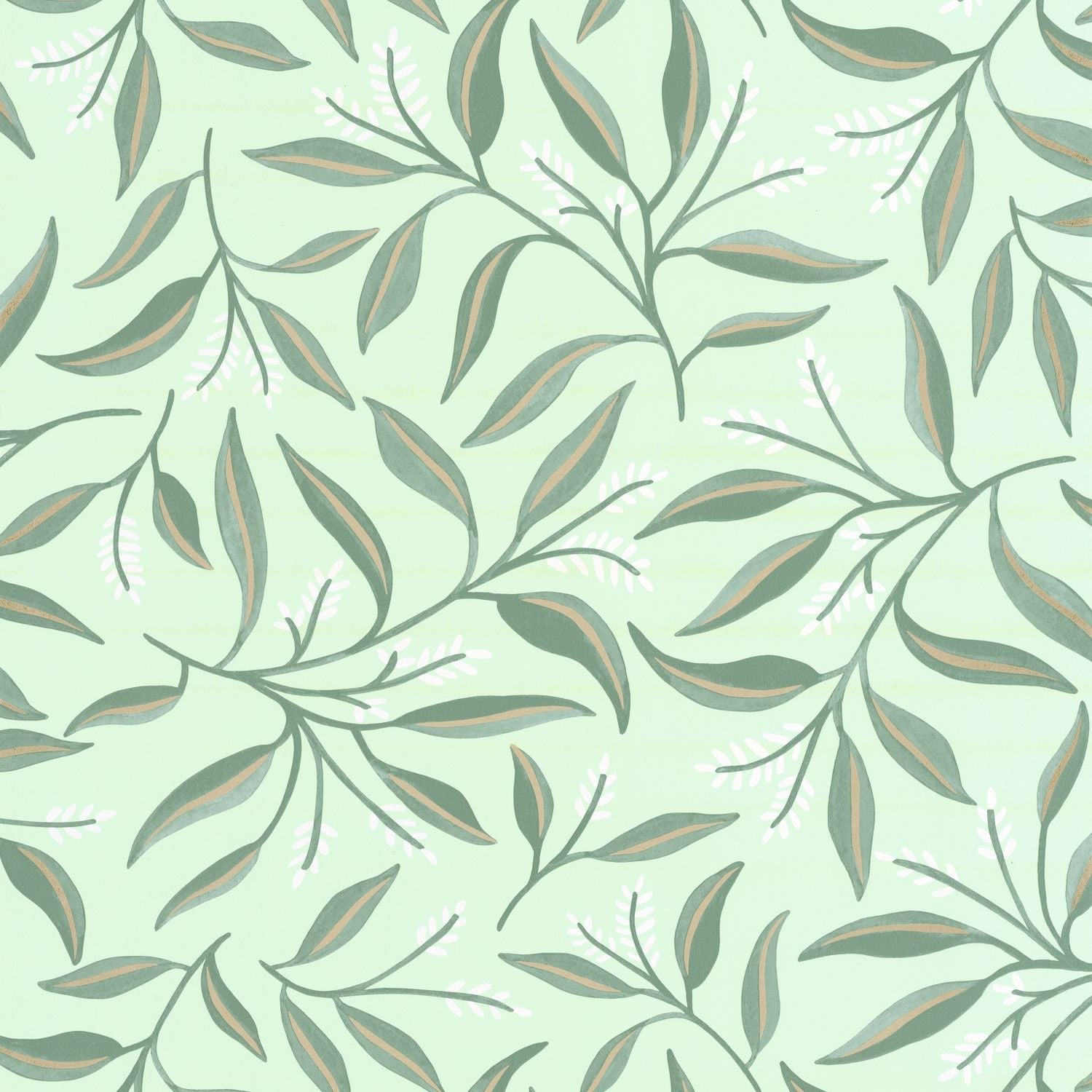 Grasse Wallpaper - Vert D'eau - Caselio - 103887165
