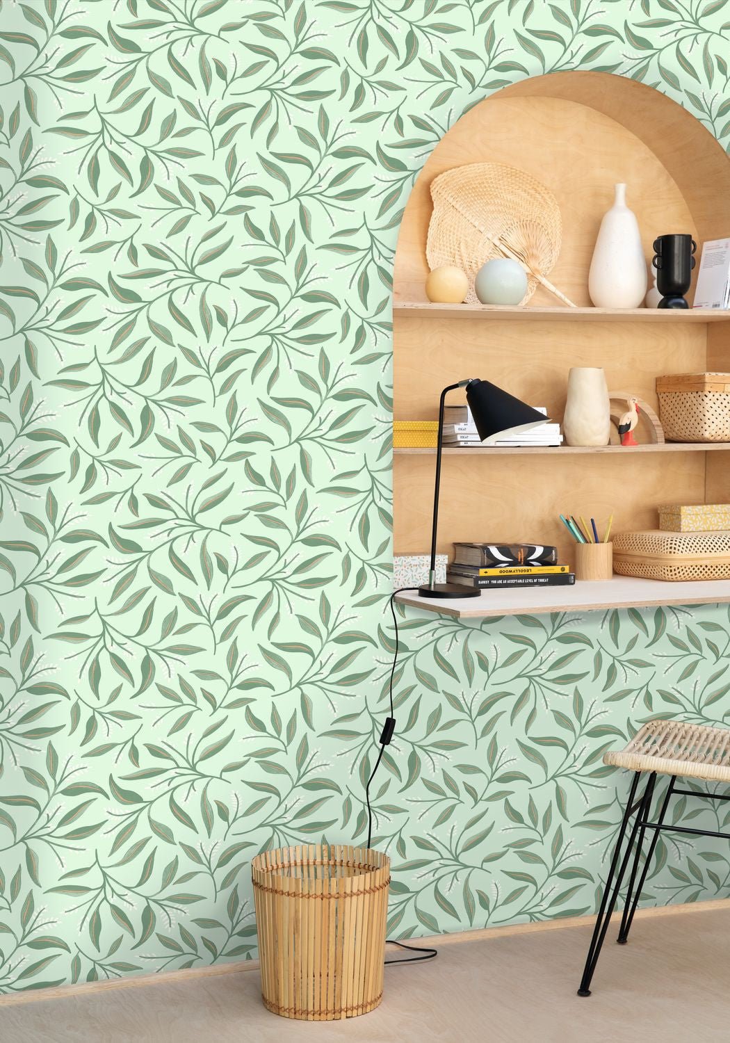 Grasse Wallpaper - Vert D'eau - Caselio - 103887165