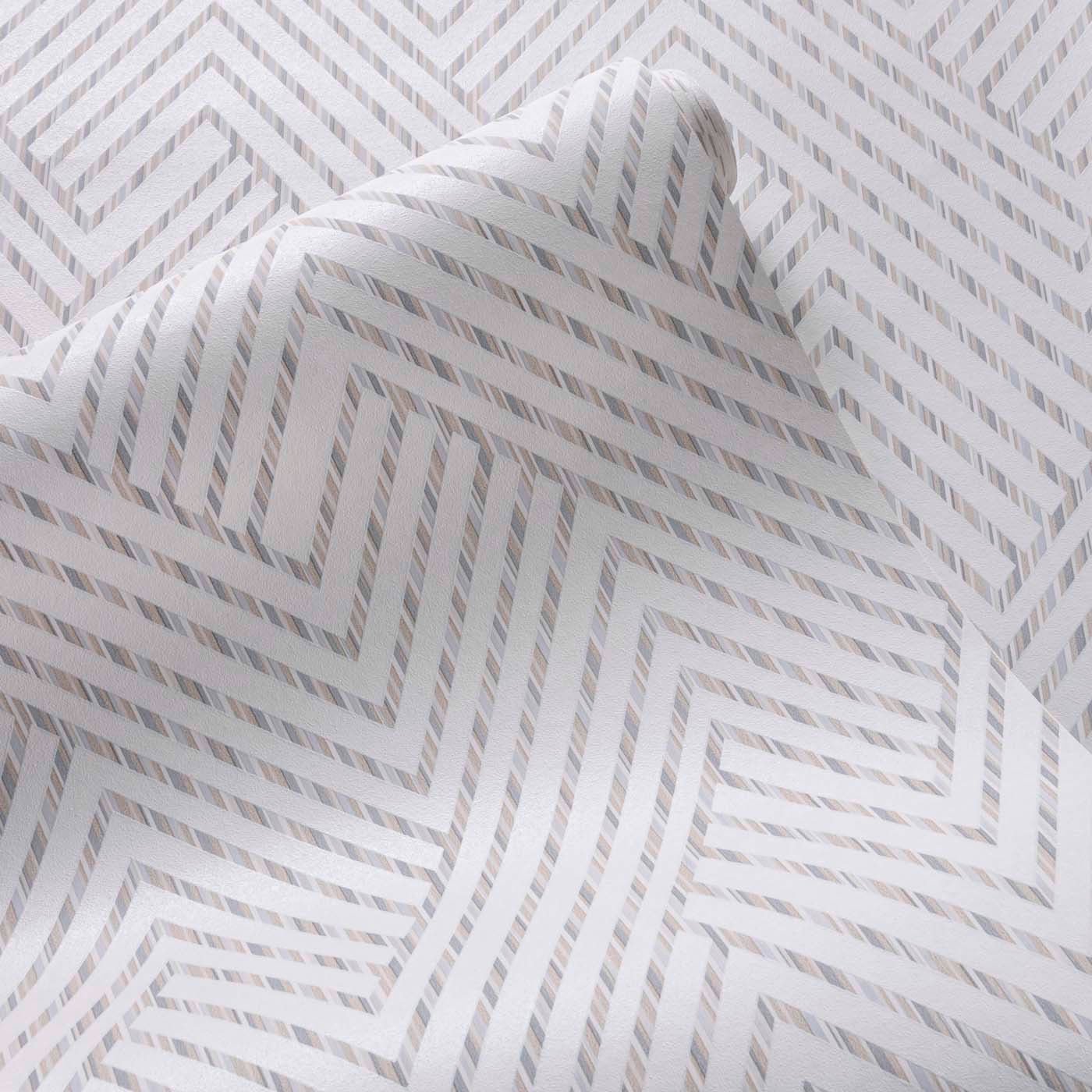 Grassetto Wallpaper - Ivory - Clarke & Clarke - W0181/02 - Premier Wallcovering