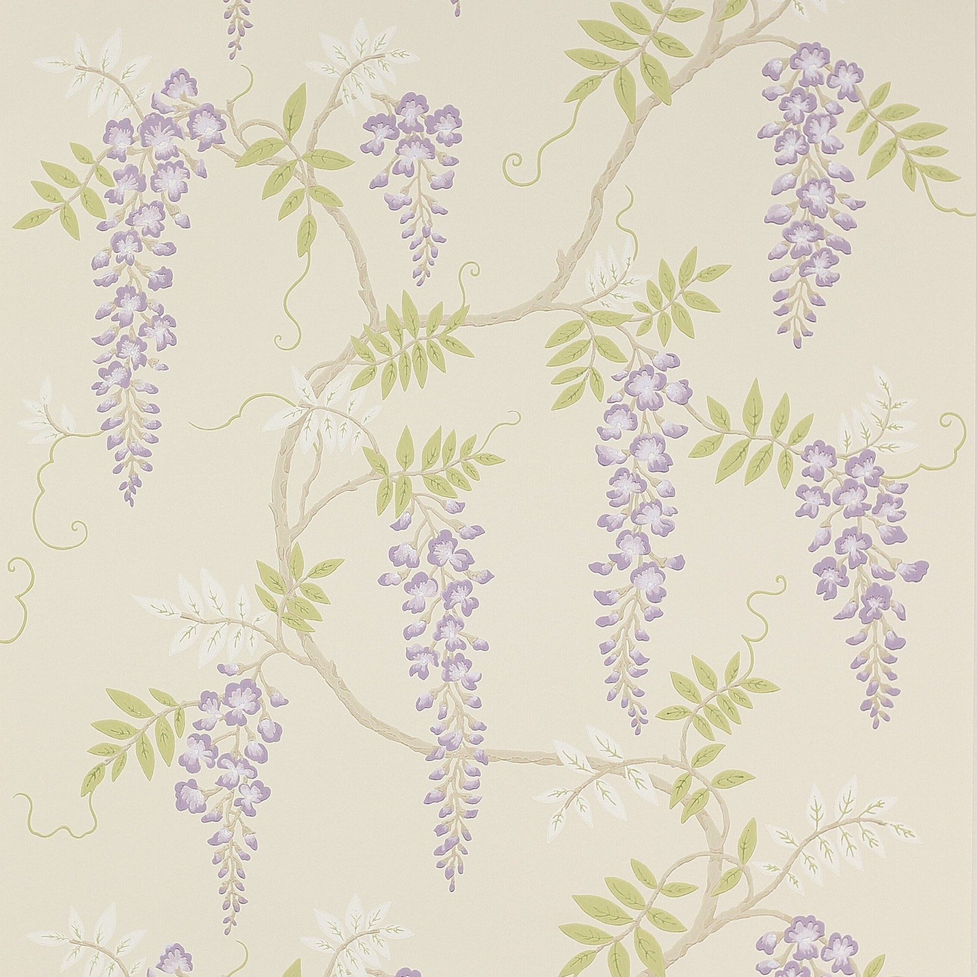 Grayshott Wallpaper - Lilac/Green - Colefax & Fowler - W7005 - 06 - Premier Wallcovering