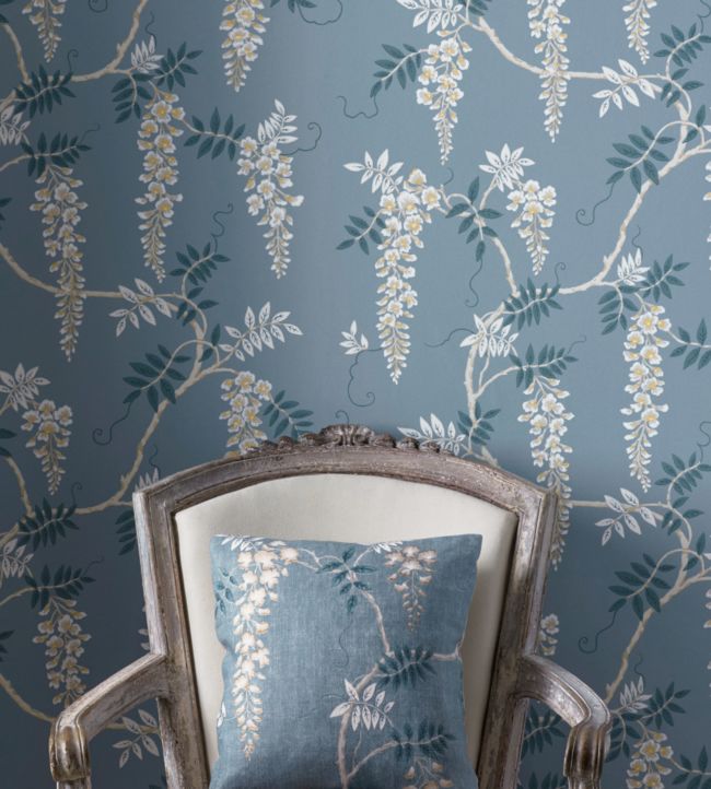 Grayshott Wallpaper - Gold - Colefax & Fowler - W7005/01 - Premier Wallcovering