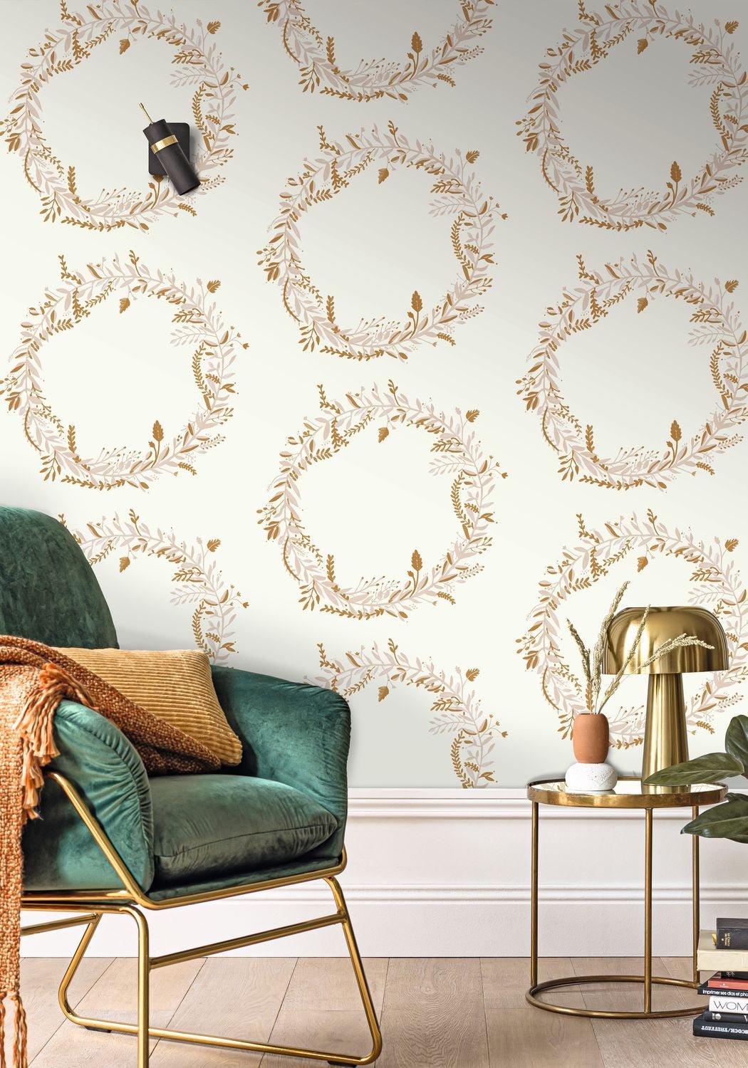 Green Life Harmony Wallpaper - Beige - Caselio - 101681020