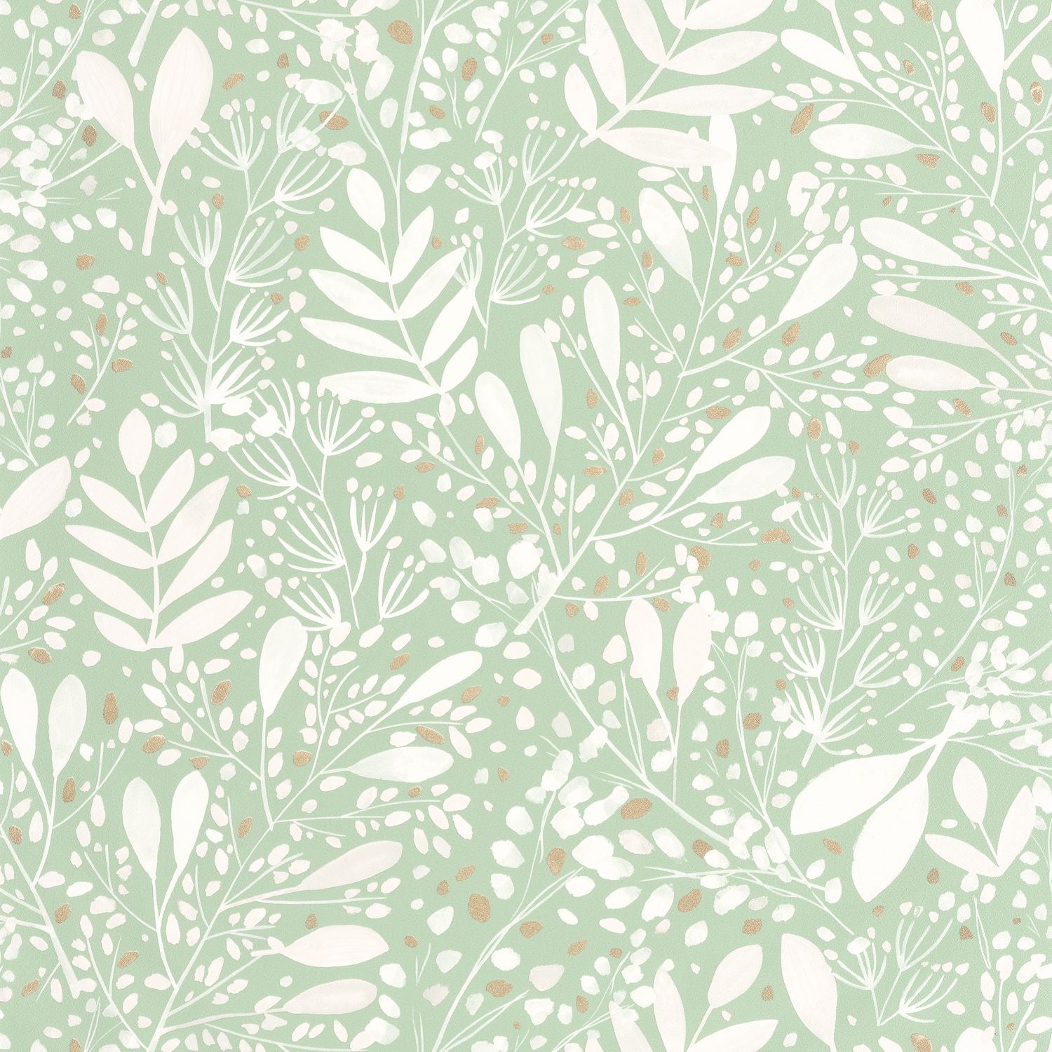 Green Life Joy Wallpaper - Vert D'eau - Caselio - 101697073