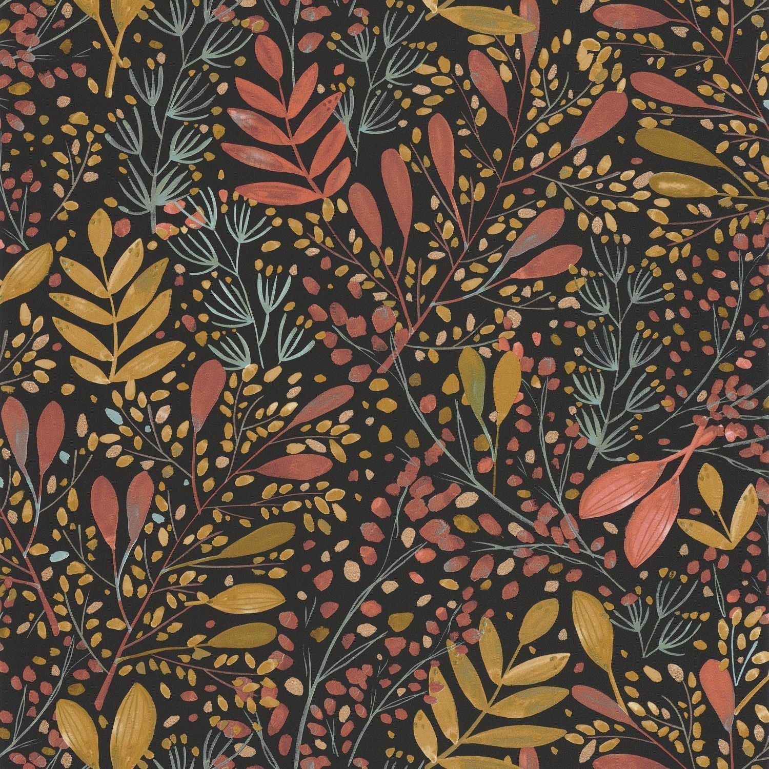 Green Life Joy Wallpaper - Rose Ocre - Caselio - 101694129