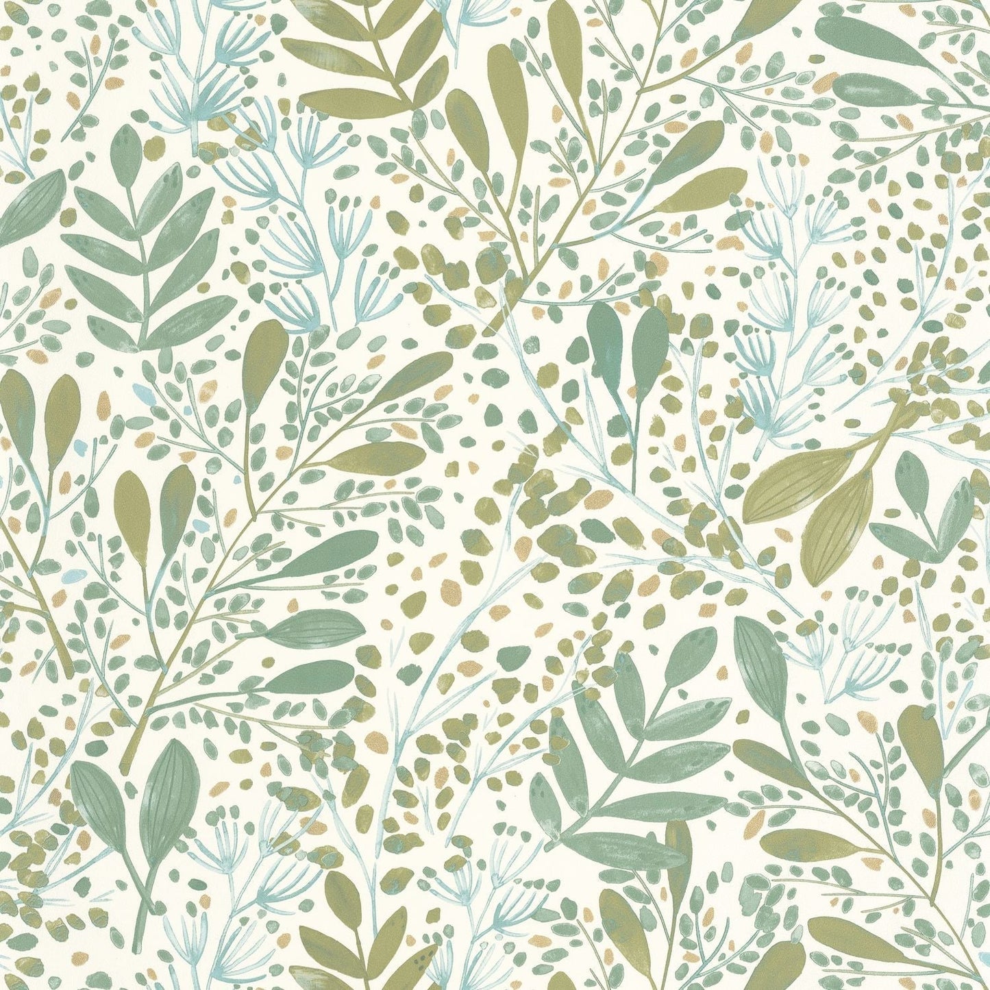 Green Life Joy Wallpaper - Mousse - Caselio - 101690734