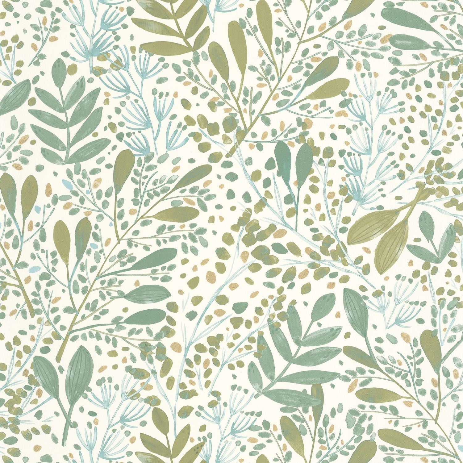 Green Life Joy Wallpaper - Mousse - Caselio - 101690734