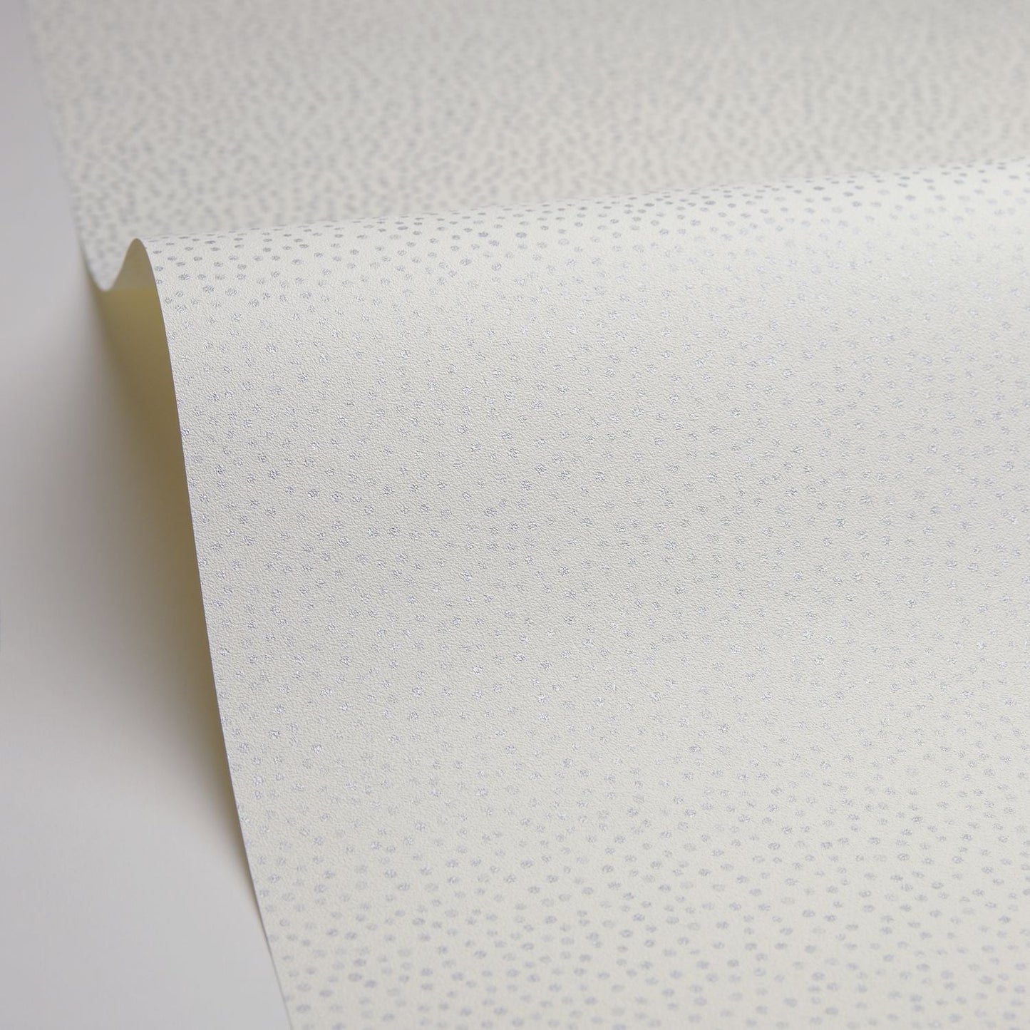 Green Life Sparkle Wallpaper - Blanc Argent - Caselio - 101730099