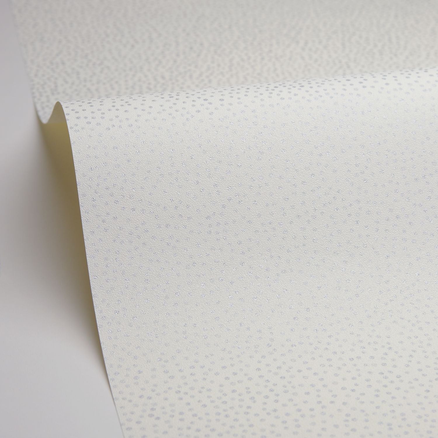 Green Life Sparkle Wallpaper - Blanc Argent - Caselio - 101730099