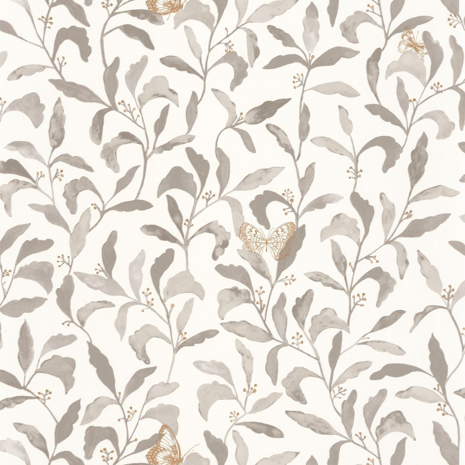 Green Life Sweet Wallpaper - Taupe - Caselio - 101711027