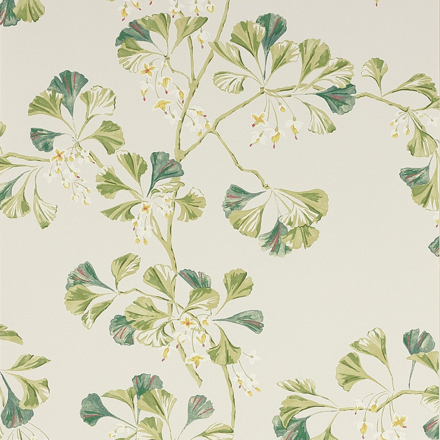 Greenacre Wallpaper - Leaf Green - Colefax & Fowler - W7004 - 03 - Premier Wallcovering