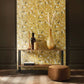 Greenery Five O'Clock Wallpaper - Jaune Curry - Casadeco - 85792461 - Premier Wallcovering