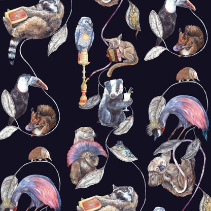 Hackney Empire Wallpaper - Midnight - House of Hackney - 1-WA-HAC-DI-MID-XXX