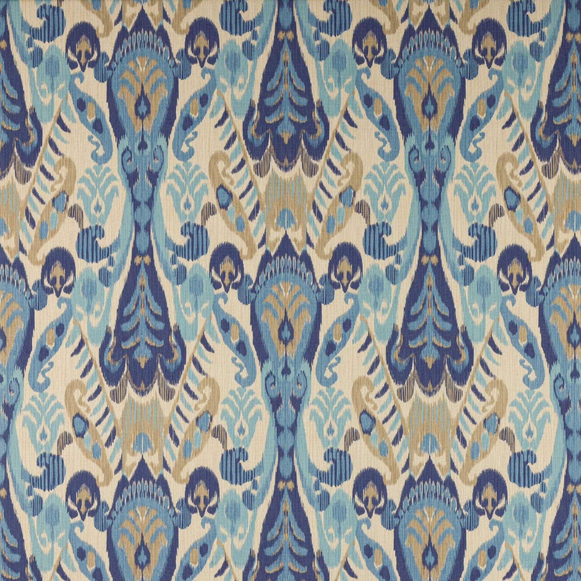 Hadi Fabric - Indigo - Manuel Canovas - M4128-01 - Premier Wallcovering