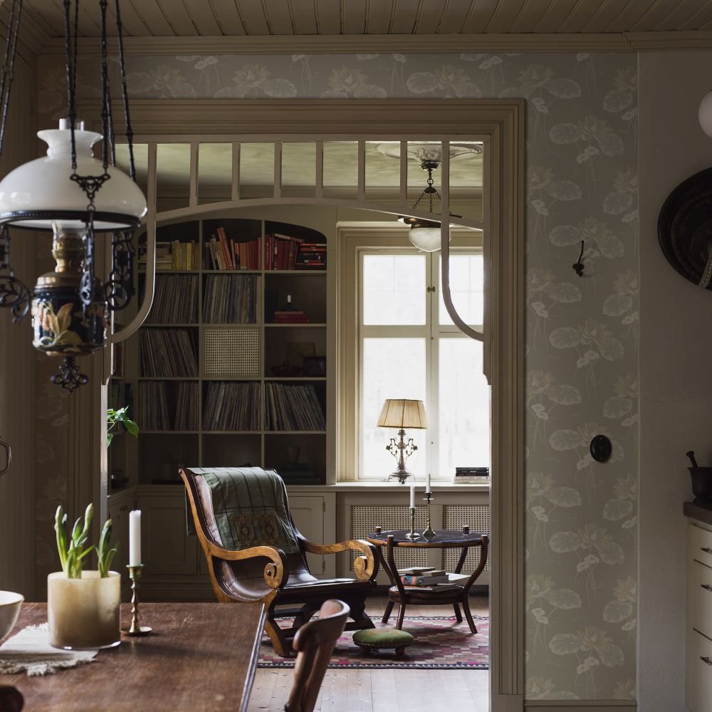 Haga Wallpaper - Grey - Boråstapeter - 4169 - Premier Wallcovering