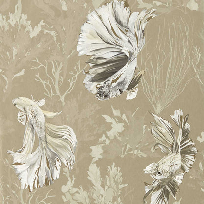 Halfmoon Wallpaper - Gilver/ Tranquility - Harlequin - HTEW112765