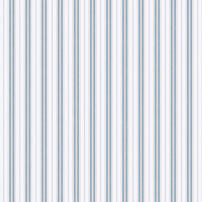 Hamnskar Stripe Wallpaper - Red / Blue - Boråstapeter - 8874 - Premier Wallcovering