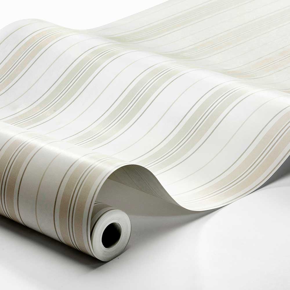 Hamnskar Stripe Wallpaper - Beige - Boråstapeter - 8877 - Premier Wallcovering