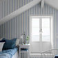 Hamnskar Stripe Wallpaper - Blue - Boråstapeter - 8875 - Premier Wallcovering