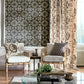Hampton Trellis Wallpaper - Charcoal - Sanderson - DGLW216662