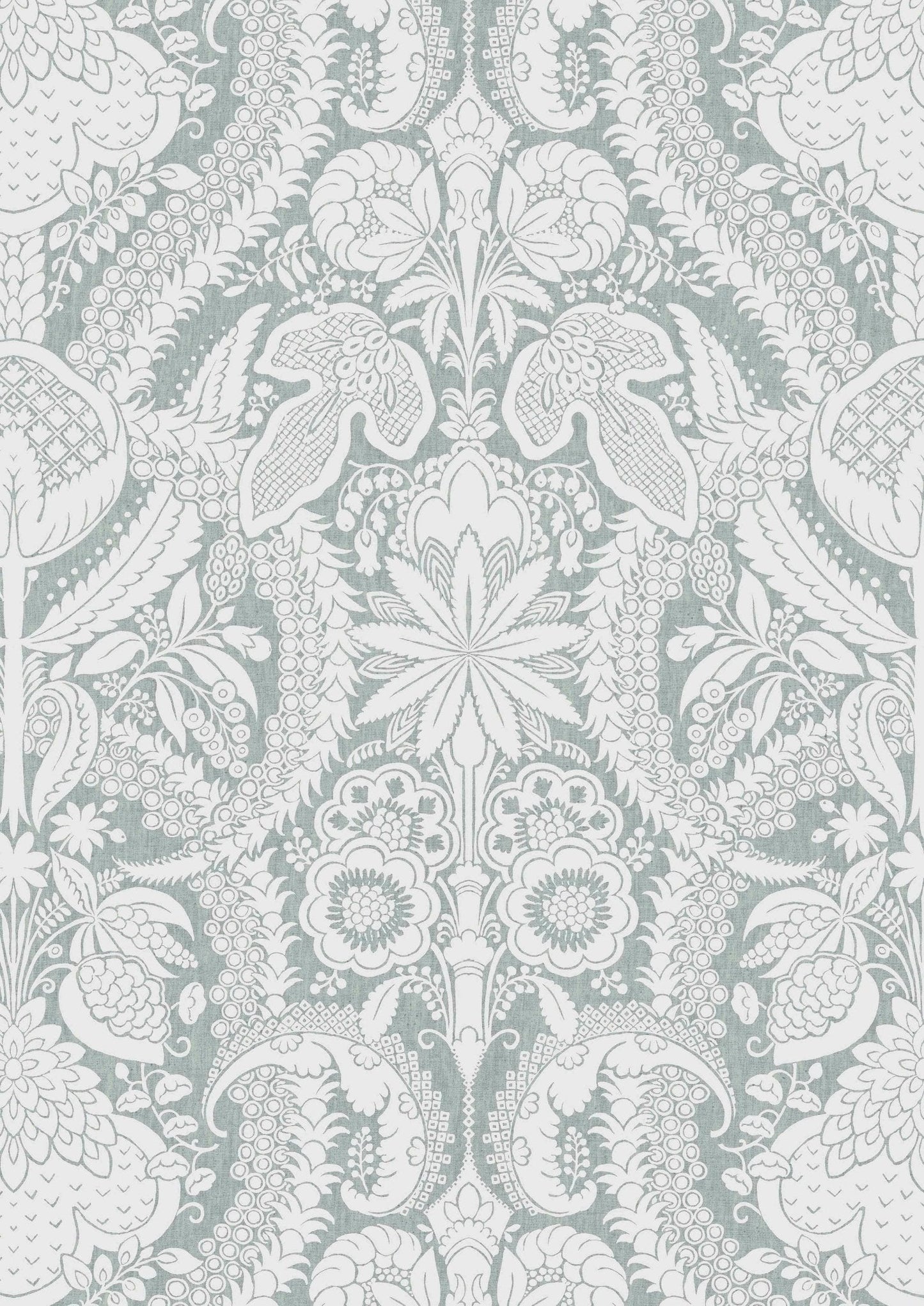 Hanbury Wallpaper - Verdigris - Lewis & Wood - Premier Wallcovering