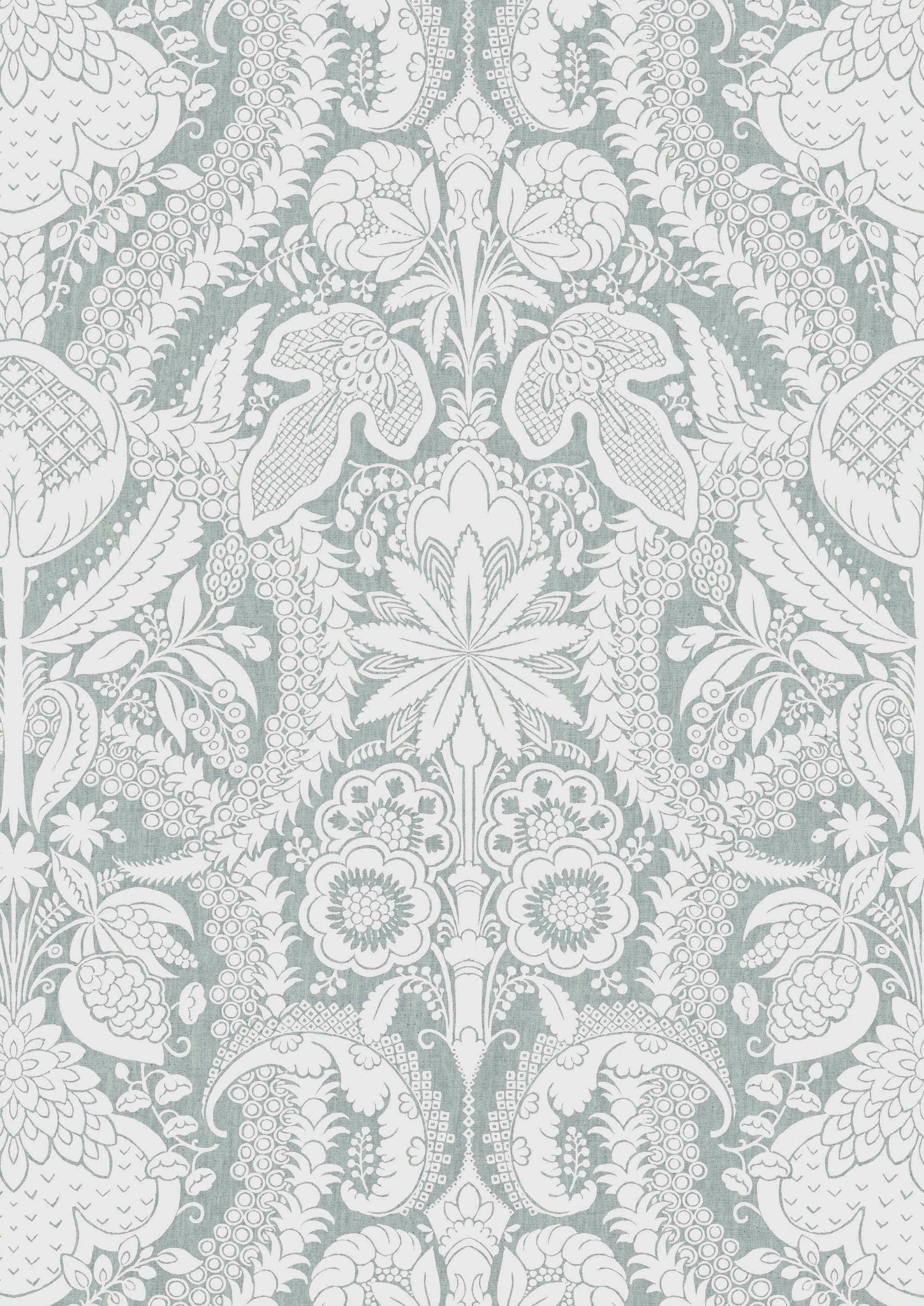 Hanbury Wallpaper - Verdigris - Lewis & Wood - Premier Wallcovering