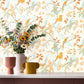 Happy Wallpaper - Orange Bleu Clair - Caselio - 104060354