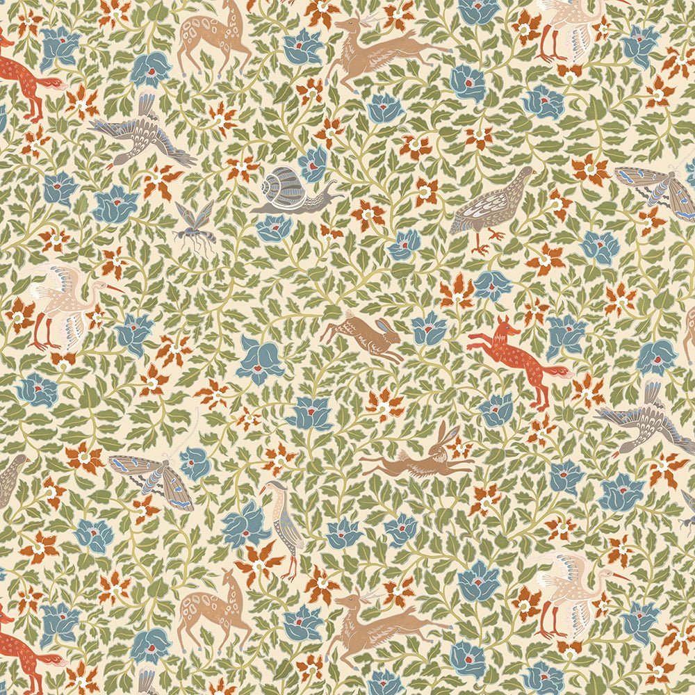 Haresfield Walk Wallpaper - Cream - Josephine Munsey - JMW-104701 - Premier Wallcovering