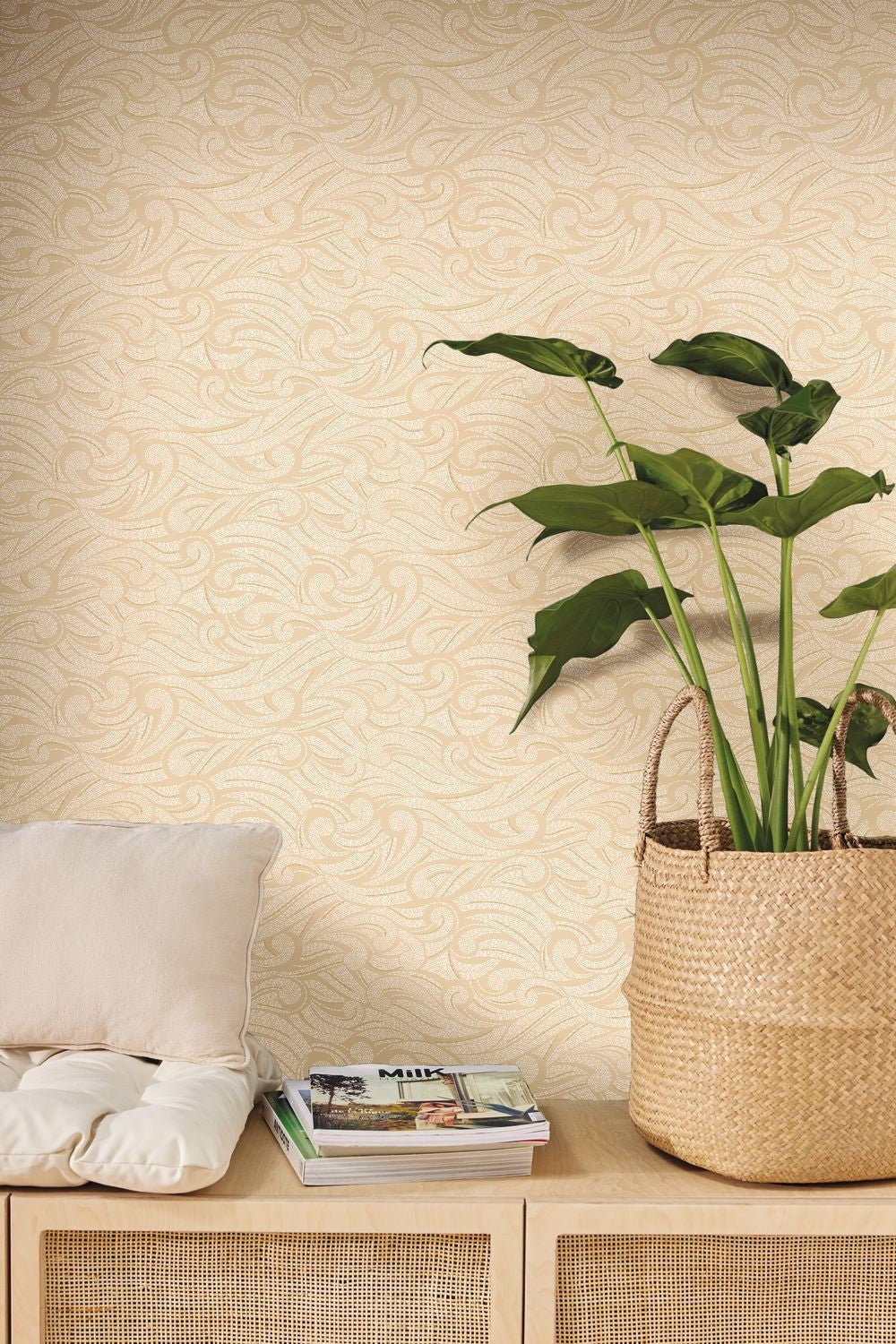 Harmony Wallpaper - Beige - Caselio - 106641015