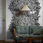 Hassel Panel Wall Mural - Ivory / Black - Boråstapeter - 1950 - Premier Wallcovering