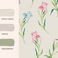 Hawling Irises Wallpaper - Soft Natural - Laura Ashley - 127400 - Premier Wallcovering