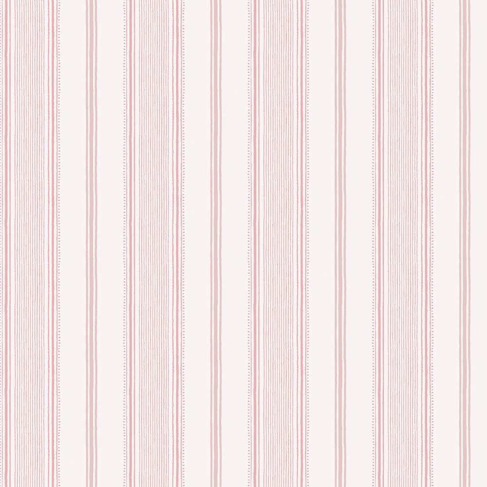 Heacham Stripe Wallpaper - Blush - Laura Ashley - 115270 - Premier Wallcovering