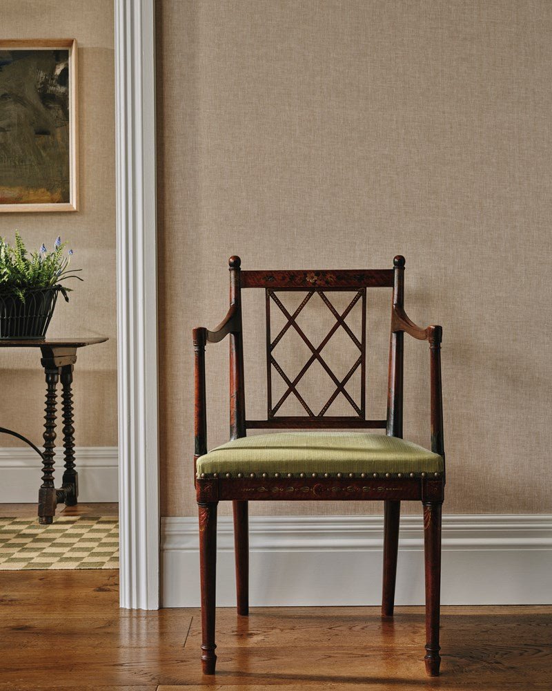 Hector Wallcovering Wallpaper - Sienna - Colefax & Fowler - W7022 - 01 - Premier Wallcovering