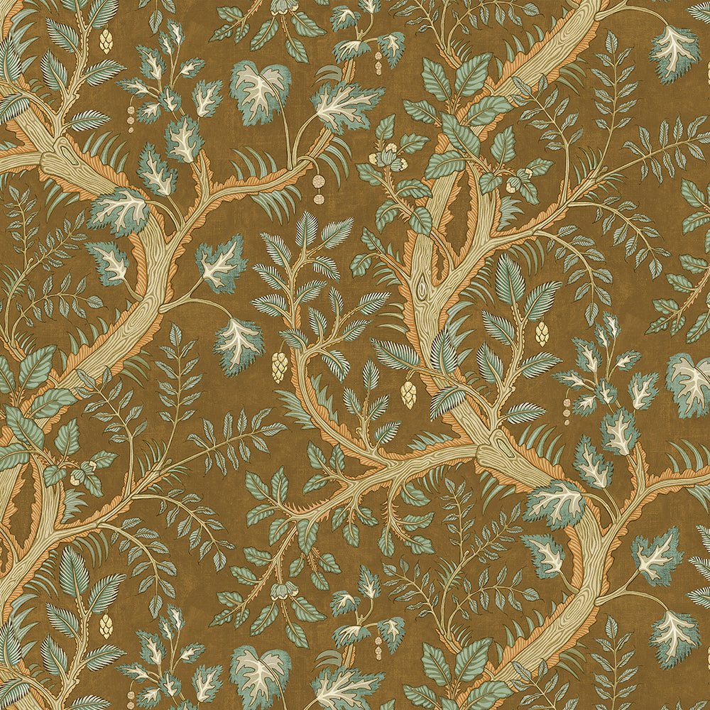 Hedgerow Wallpaper - Brown - Josephine Munsey - JMW-103621 - Premier Wallcovering