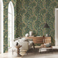 Hedgerow Wallpaper - Teal - Josephine Munsey - JMW-103601 - Premier Wallcovering