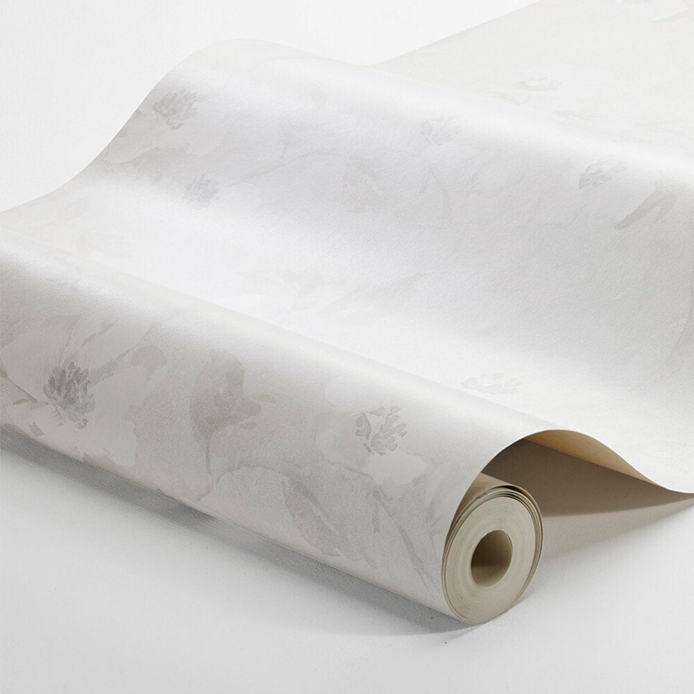 Helen´s Flower Wallpaper - Warm White - Boråstapeter - 3583 - Premier Wallcovering