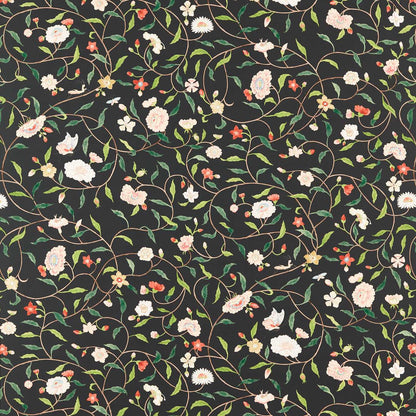 Henrietta's Trail Wallpaper - Vine Black - Zoffany - ZATW313055 - Morris Wallpaper