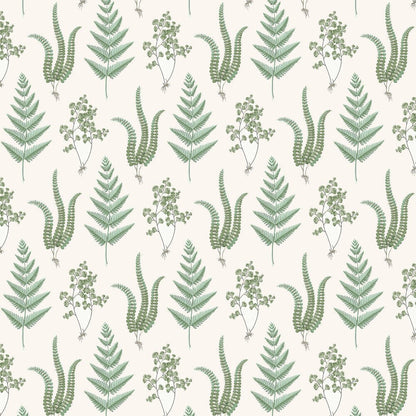 Herba Wallpaper - Green - Boråstapeter - 7657 - Premier Wallcovering