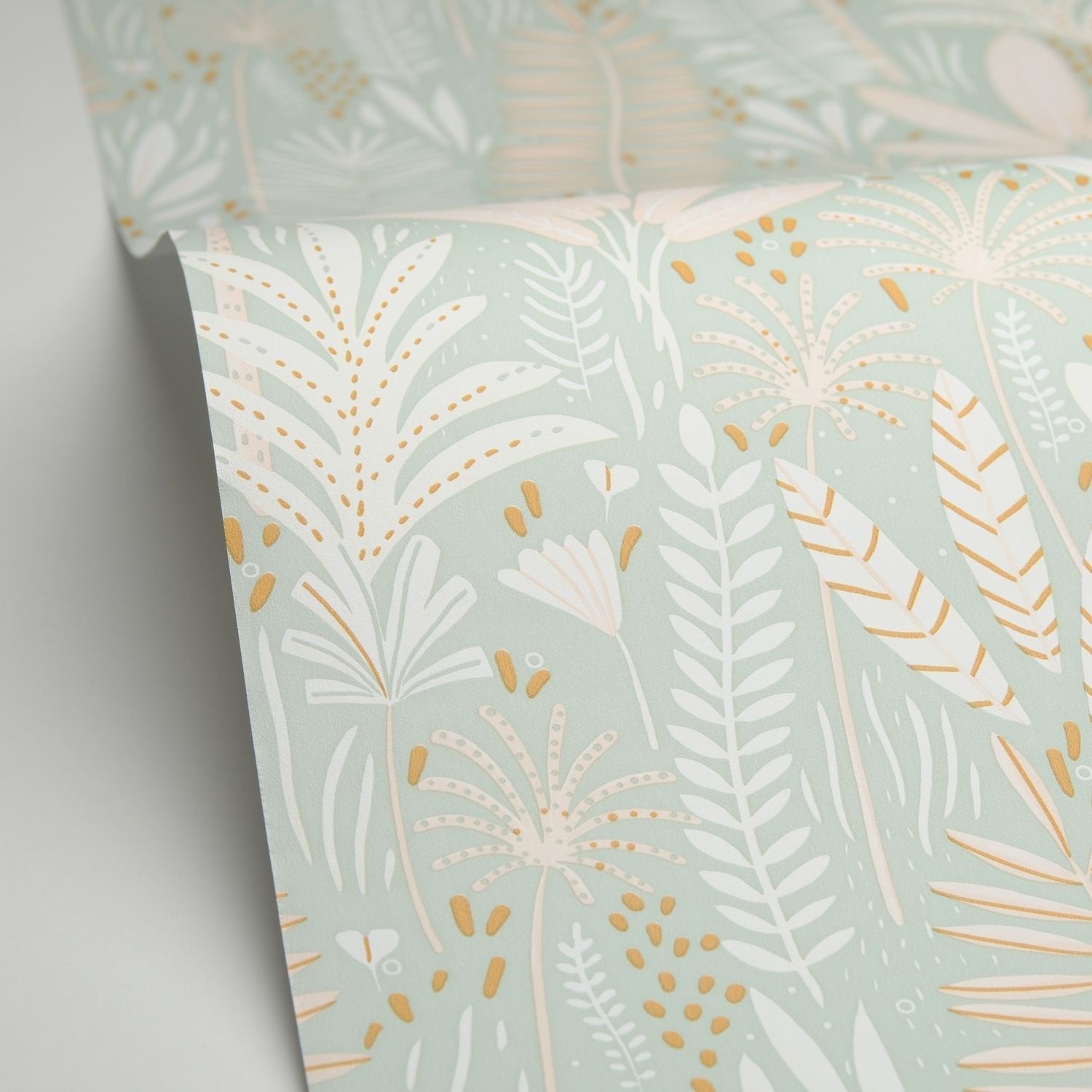 Herbes Folles Wallpaper - Vert Amande - Caselio - 105727010