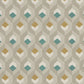Hexacube Helsinki Wallpaper - Beige/vert - Casadeco - 82057407 - Premier Wallcovering