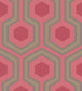 Hicks' Grand Wallpaper - Metallic Bronze & Red on Ruby - 95/6038 - Cole & Son - Premier Wallcovering
