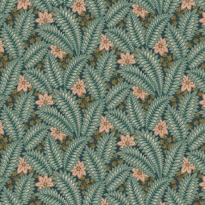 Hidden Ivy Wallpaper - Green - Boråstapeter - 2250 - Premier Wallcovering