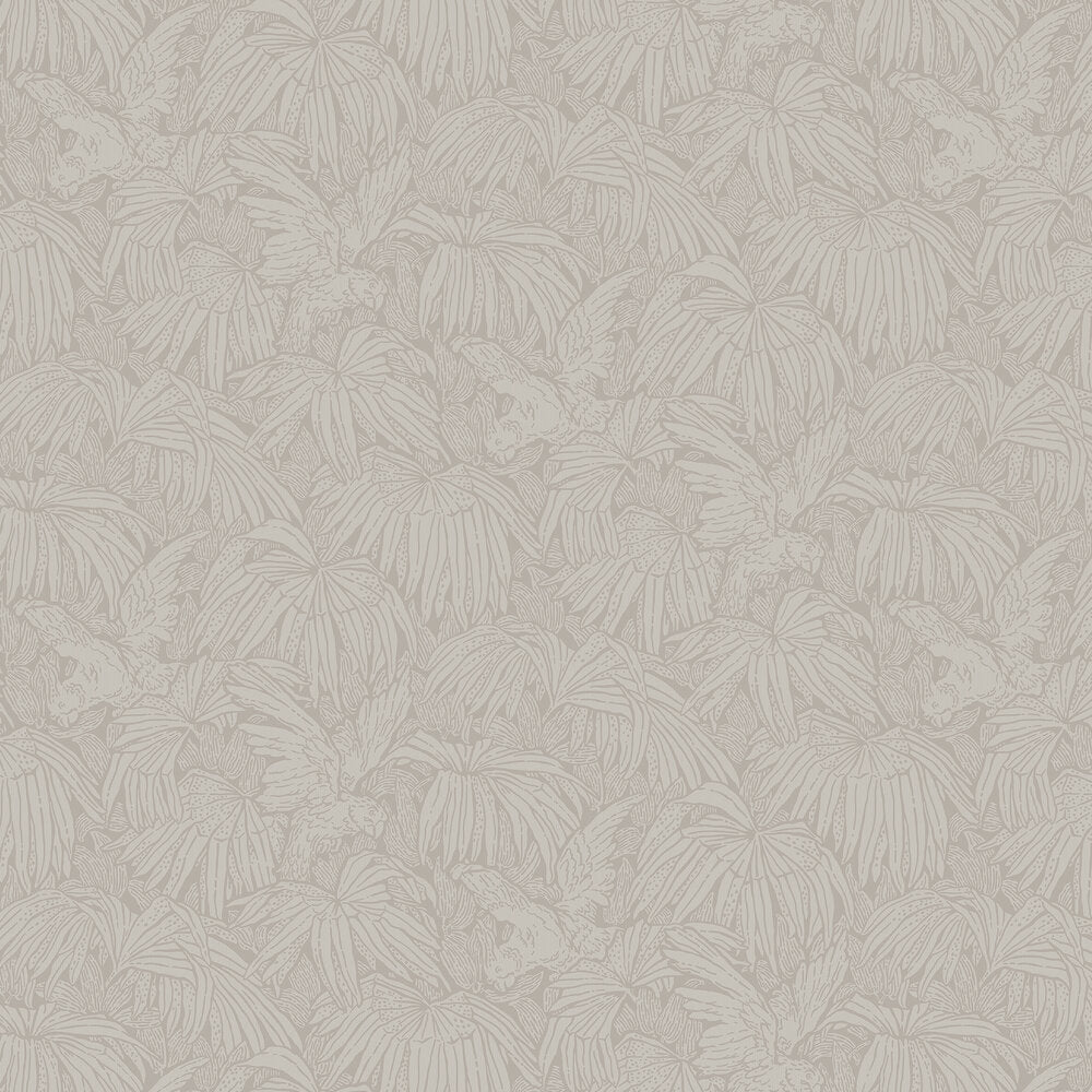 Hidden Parrot Wallpaper - Beige - Boråstapeter - 2276 - Premier Wallcovering