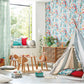 Hide and Seek Wallpaper - Poppy/Marine/Ochre - Harlequin - HLTF112633