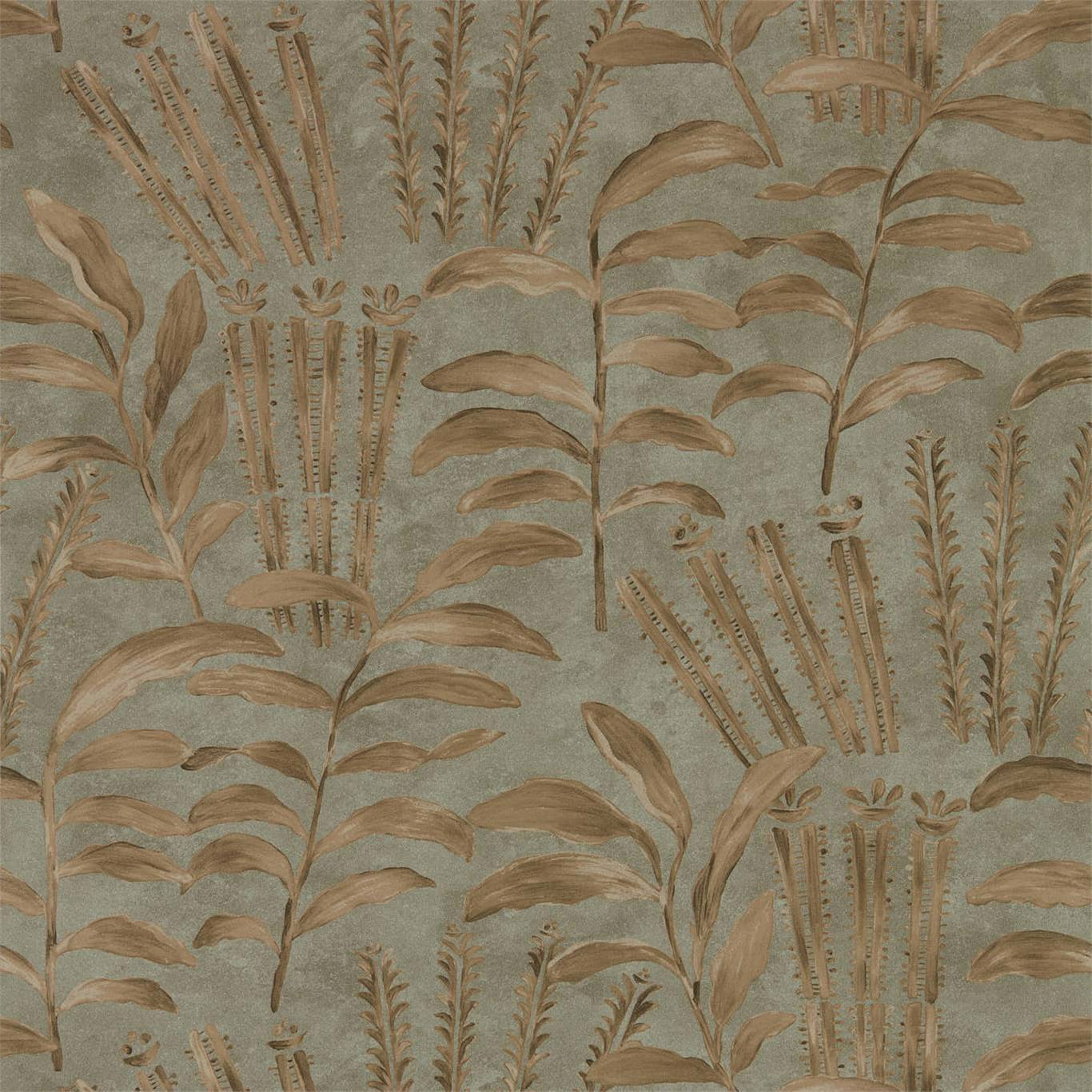 Highclere Wallpaper - Olivine - ZDAR312854 - Zoffany