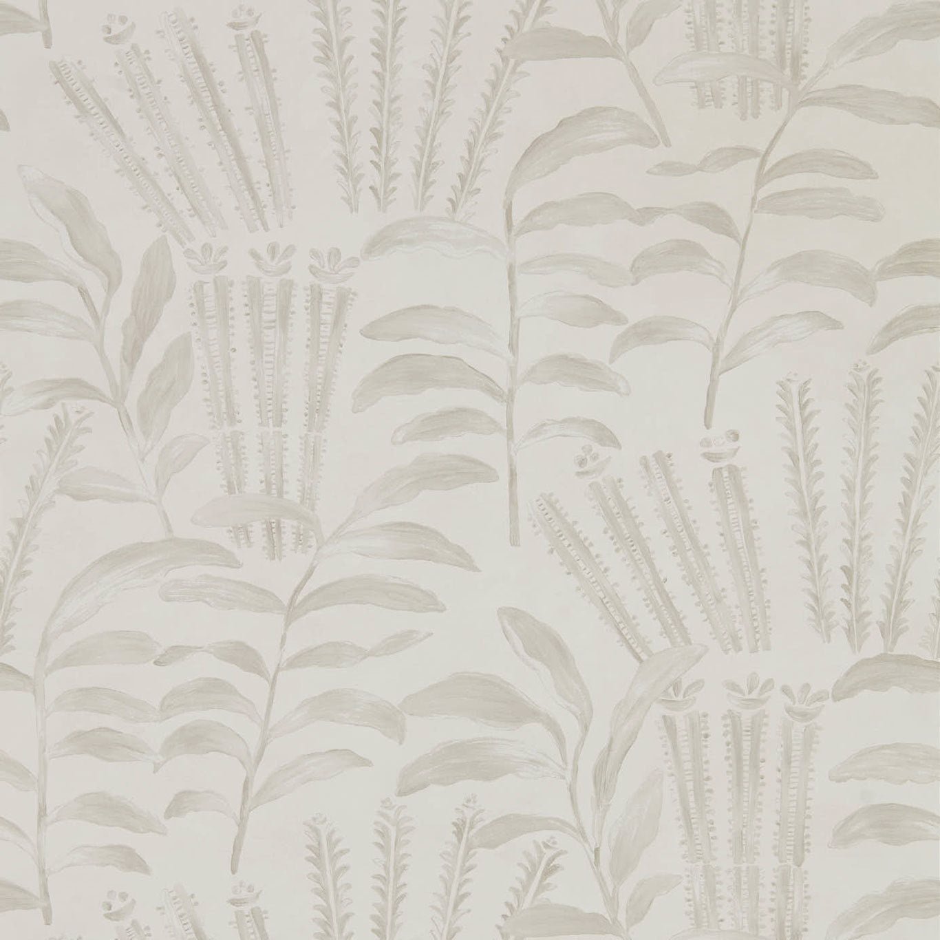 Highclere Wallpaper - Snow - ZDAR312859 - Zoffany